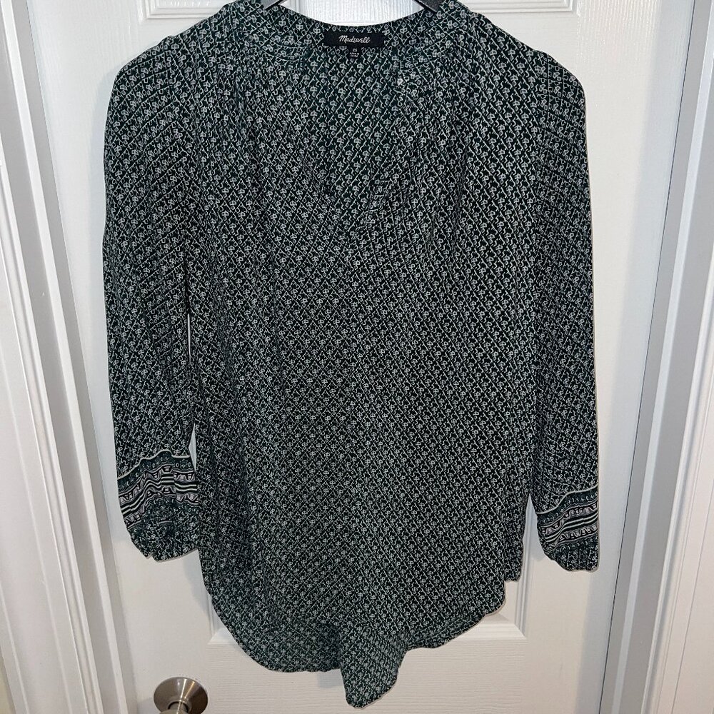 Madewell V-Neck 3/4 Sleeve Tunic